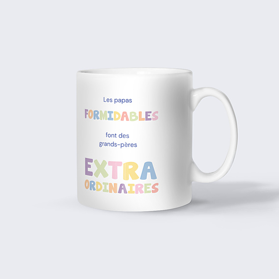 Mug annonce grossesse Les papas formidables