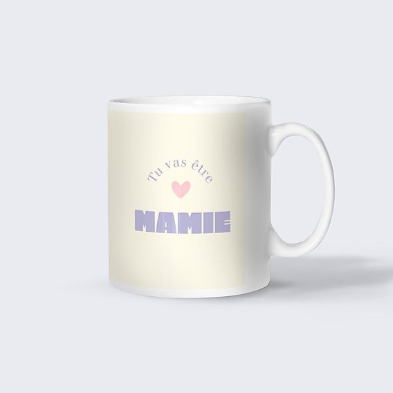 Mug annonce grossesse Tu vas être mamie