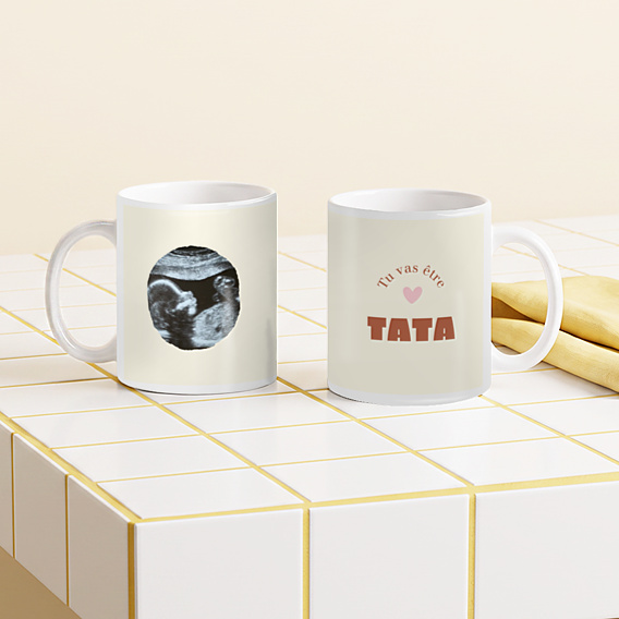 Mug annonce grossesse Tu vas être tata