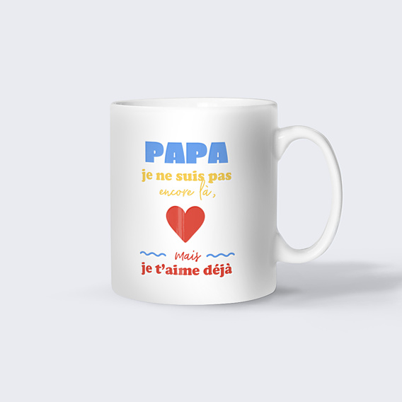 Mug annonce grossesse Je t’aime déjà