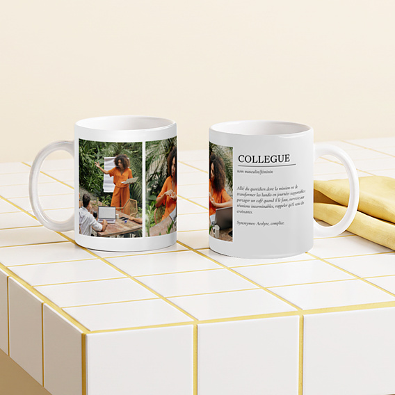 Mug entreprise Définition collègue