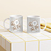 Mug entreprise Boules de noël logo