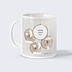 Mug entreprise Boules de noël logo