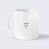 Mug entreprise Élégante calligraphie
