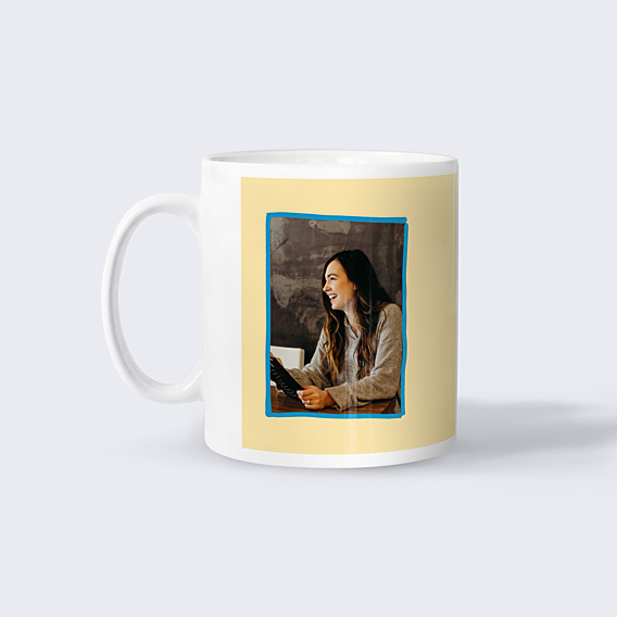 Mug entreprise Typo colorée collègue