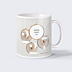 Mug entreprise Boules de noël logo
