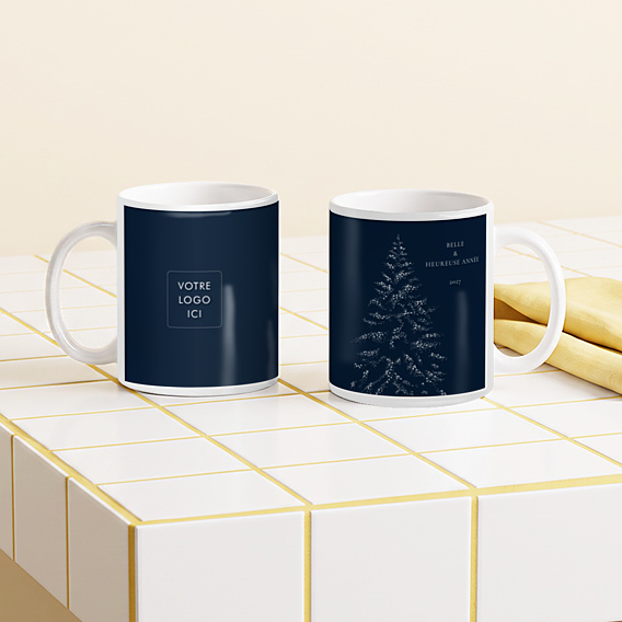 Mug entreprise Sous la neige