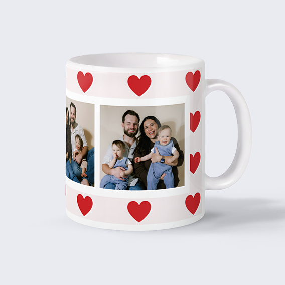 Mug famille 1001 coeurs