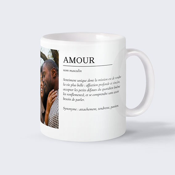 Mug famille Définition amour