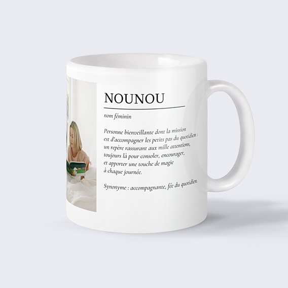 Mug famille Définition nounou
