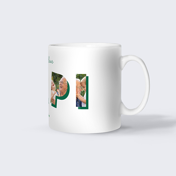 Mug famille Lettres papi