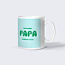 Mug famille Typo colorée Papa