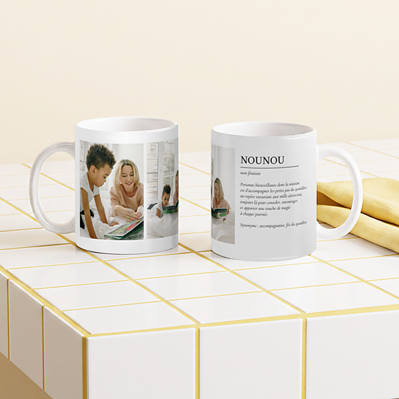Mug famille Définition nounou