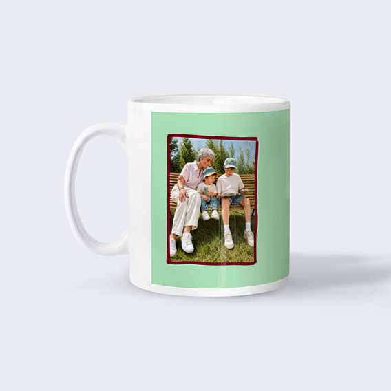 Mug famille Typo colorée Mamie