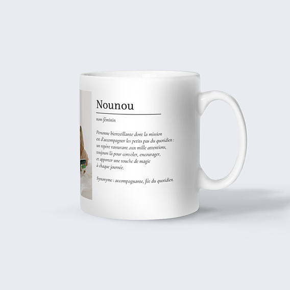 Mug famille Définition nounou