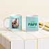 Mug famille Typo colorée Papa