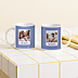 Mug famille Rayures bleu