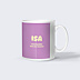 Mug famille Typo colorée Tata