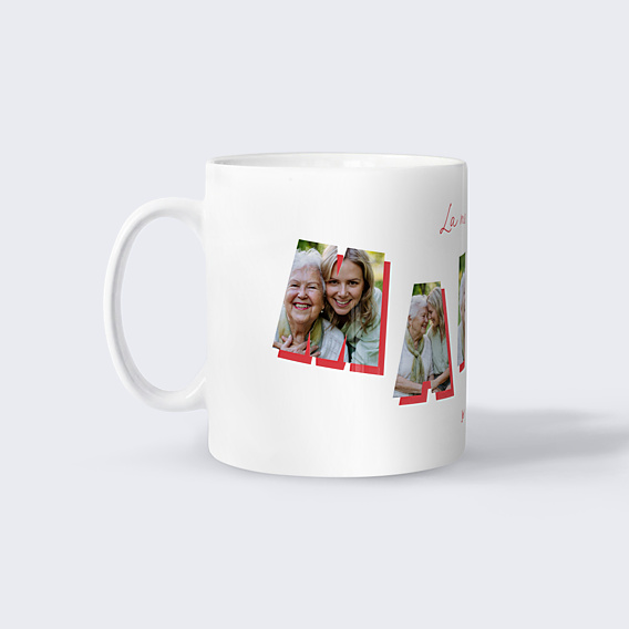 Mug famille Lettres mamie