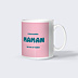 Mug famille Typo colorée Maman