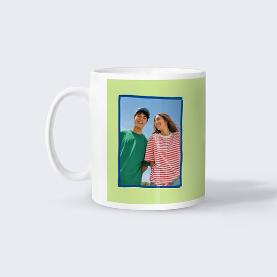 Mug famille Typo colorée Frère