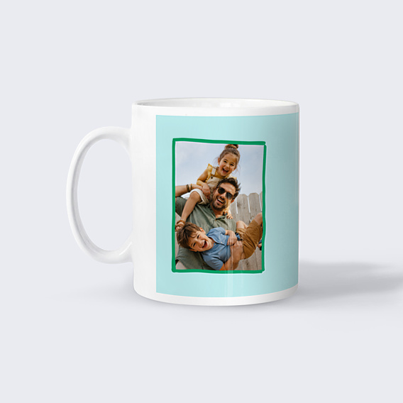 Mug famille Typo colorée Papa
