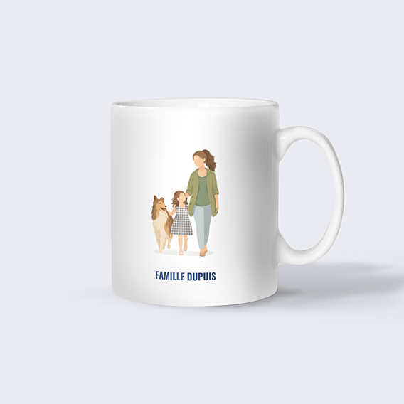 Portrait aligné minimaliste