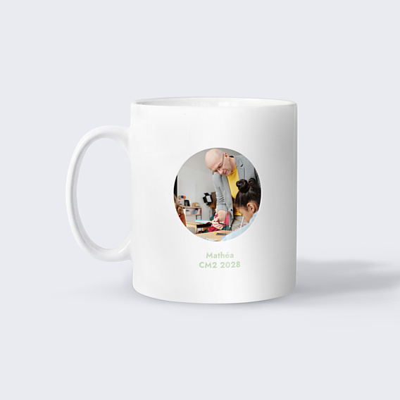 Mug famille Merci maître coloré