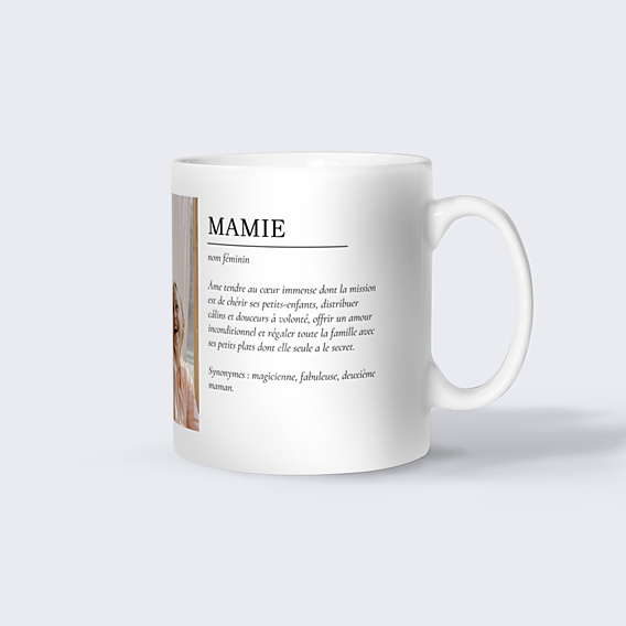 Mug famille Définition mamie