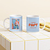 Mug famille Typo colorée Papy