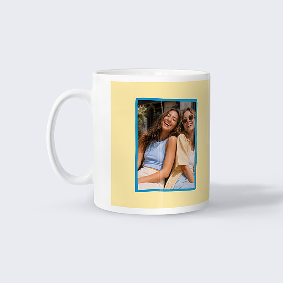 Mug famille Typo colorée Sœur