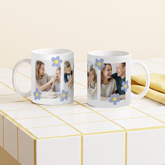 Mug famille Flowers party