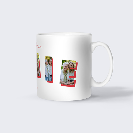 Mug famille Lettres mamie