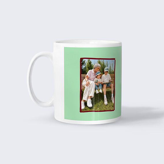 Mug famille Typo colorée Mamie