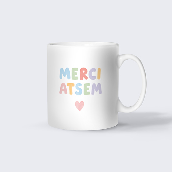 Mug famille Merci atsem coloré
