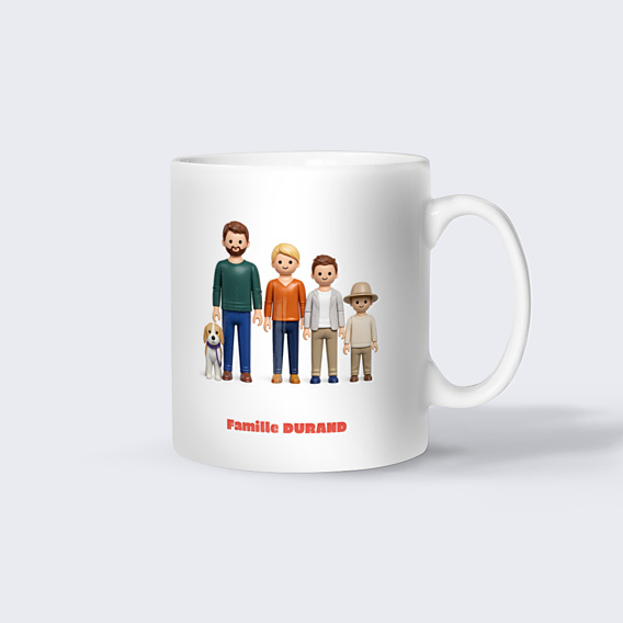 Portrait en figurine