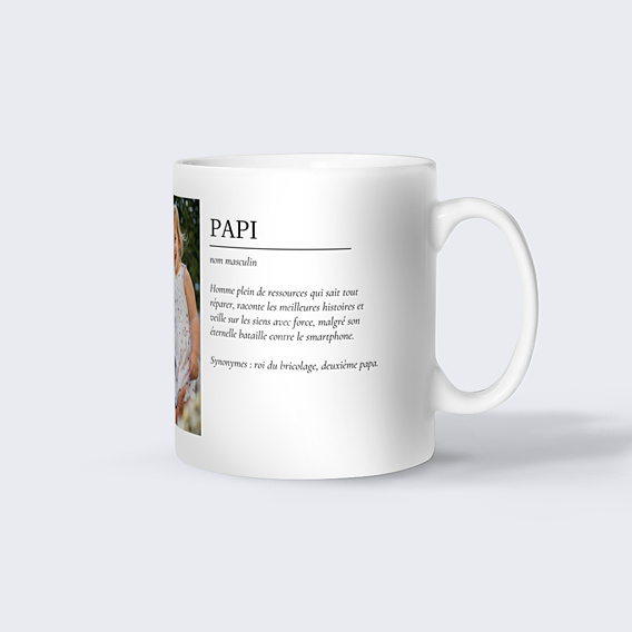 Mug famille Définition papi