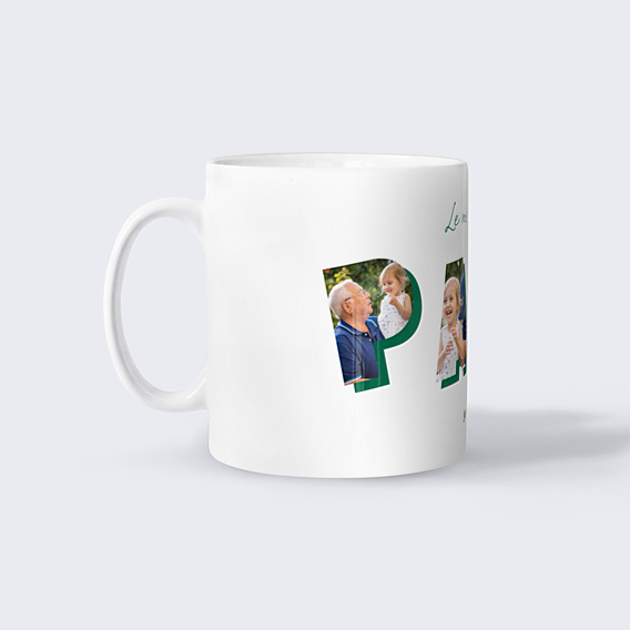 Mug famille Lettres papi