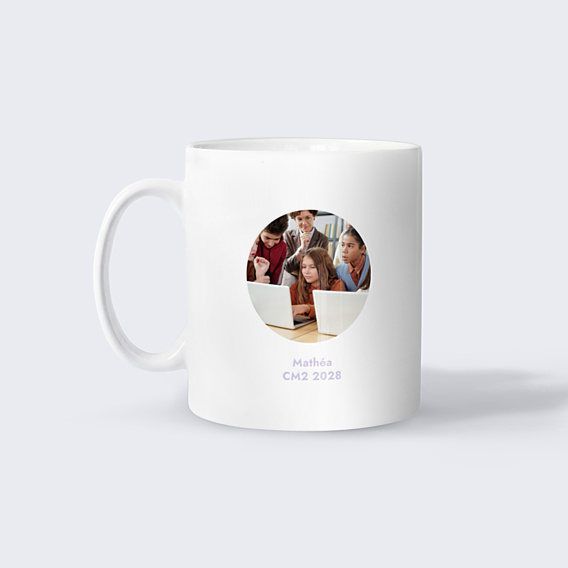 Mug famille Merci maîtresse coloré