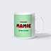 Mug famille Typo colorée Mamie