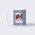 Mug famille Rayures bleu