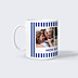 Mug famille Rayures bleu