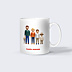 Mug famille Portrait en figurine