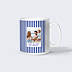 Mug famille Rayures bleu