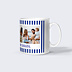 Mug famille Rayures bleu