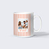 Mug famille Rayures orange
