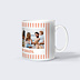Mug famille Rayures orange