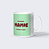 Mug famille Typo colorée Mamie