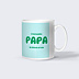Mug famille Typo colorée Papa