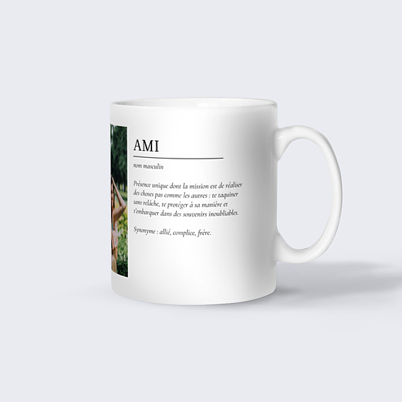 Mug famille Définition ami